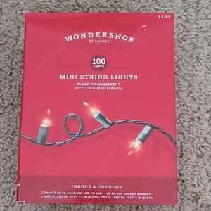 Wondershop 100 Clear Mini String Lights